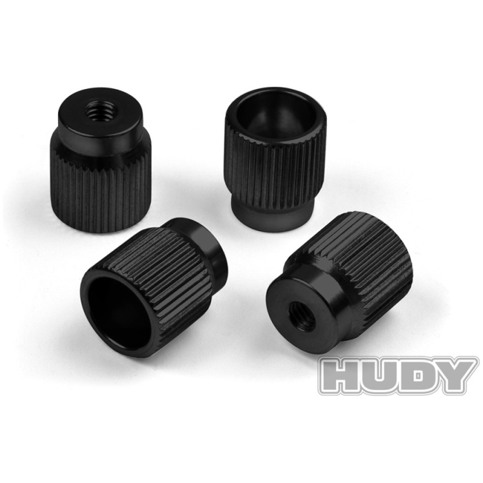 Alu Nut For 1/10 Touring Set-Up System (4) Hudy - Image 1