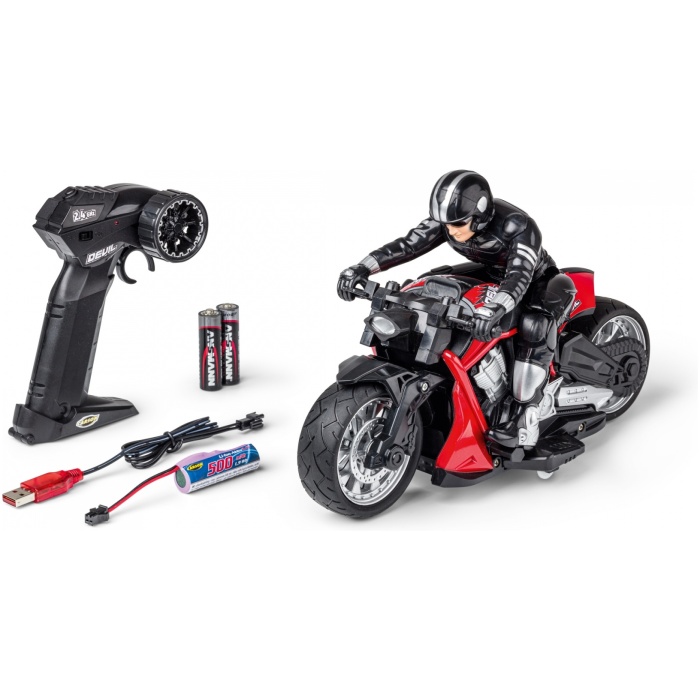 Mota RC Devil Bike 100% RTR Red Carson - Image 1