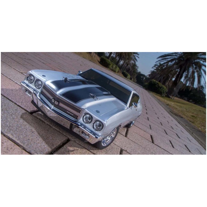 Fazer MK2 (L) Chevy Chevelle SS454 1970 Silver1/10 Readyset Kyosho - Image 6