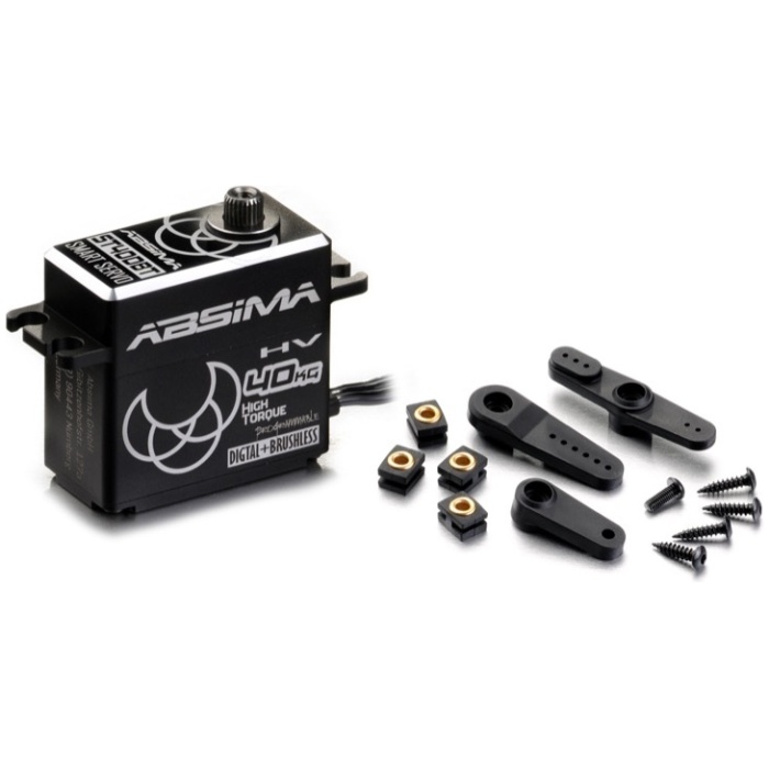 Servo HV Digital Brushless Alu ST40DBT 40KG 0.10sec 8.4V Race-Spec. Absima - Image 1
