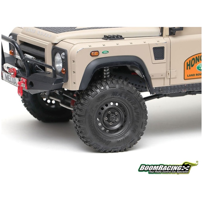 Jantes 1.9" 16-Hole 5-Lug Classic Steelie Reversible Beadlock Wheel w/ XT504 Hub Rear Gun Metal (2) Boom Racing - Image 6