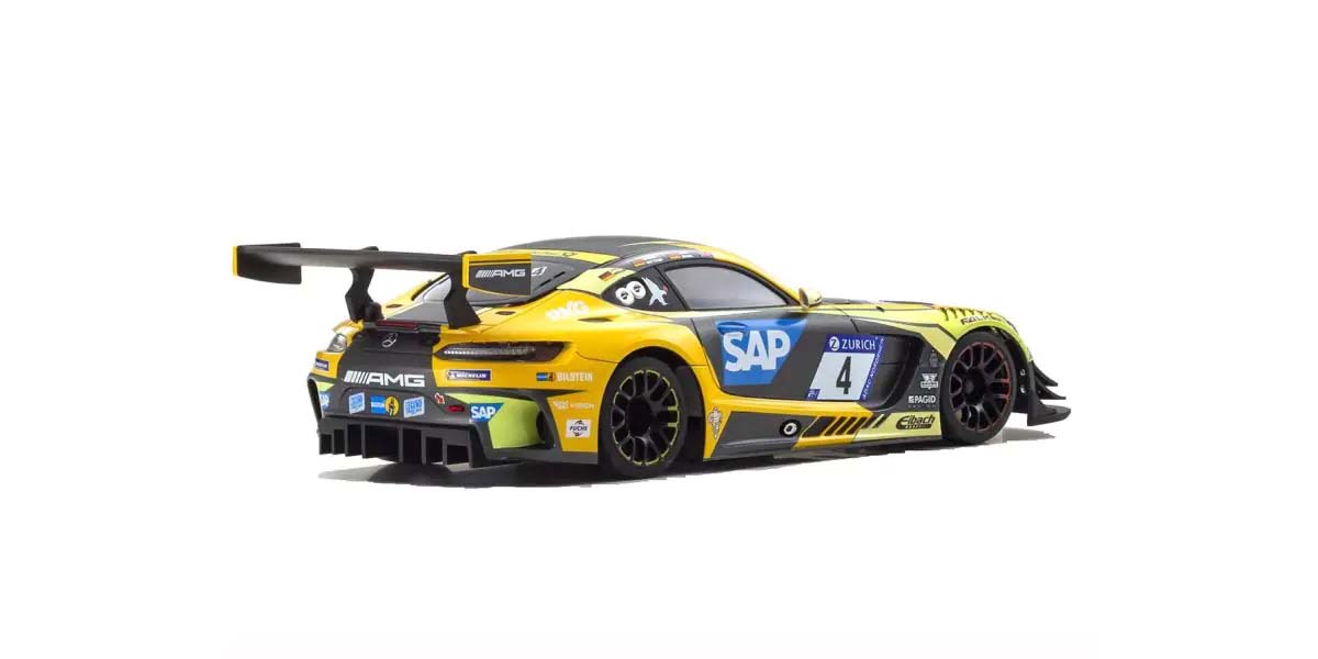 k.32355ybk-mini-z-mr03-rwd-mercedes-amg-gt3-24h-nbg'18-no.4-w-mmkt531p-kyosho- (3) Mini-Z MR03 RWD Mercedes AMG GT3 24h NBG'18 No.4 (W-MM/KT531P) Kyosho - Image 2