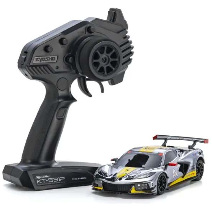 Mini-Z MR04 RWD Corvette C8-R Chrome 20th Anni (W-MM/KT531P) Kyosho - Image 1
