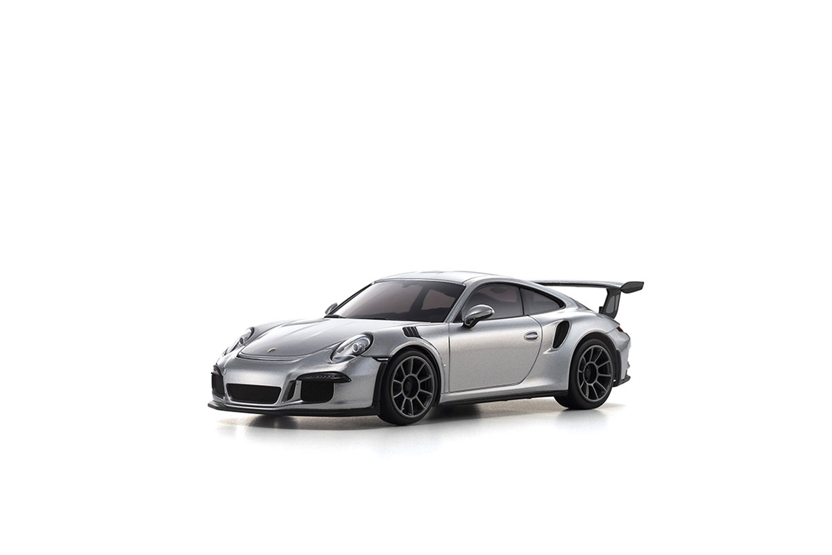 k.32358s-mini-z-mr04-rwd-porsche-911-gt3-rs-silver-n-rmkt531p-kyosho (2) Mini-Z MR04 RWD Porsche 911 GT3 RS Silver (N-RM/KT531P) Kyosho - Image 3