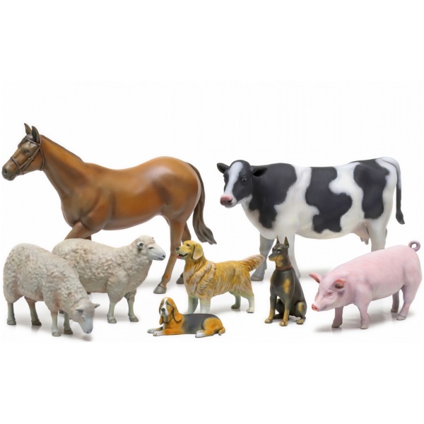 Kit Estático 1:35 Diorama-Set Livestock Set 2 (8) Tamiya