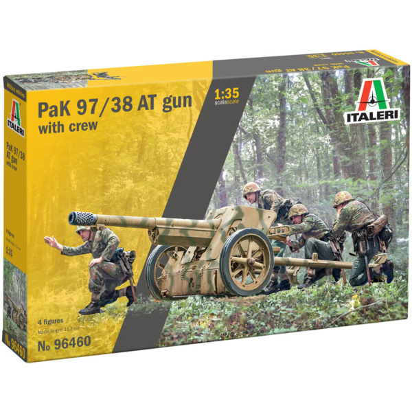 Kit Estático 1:35 Pak 97/38 AT Gun With Crew Italeri