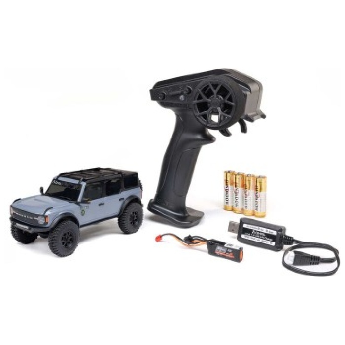 SCX30 1/30 Ford Bronco 4X4 RTR Brushed Rock Crawler Battery & Charger Included Gray Axial - Image 7