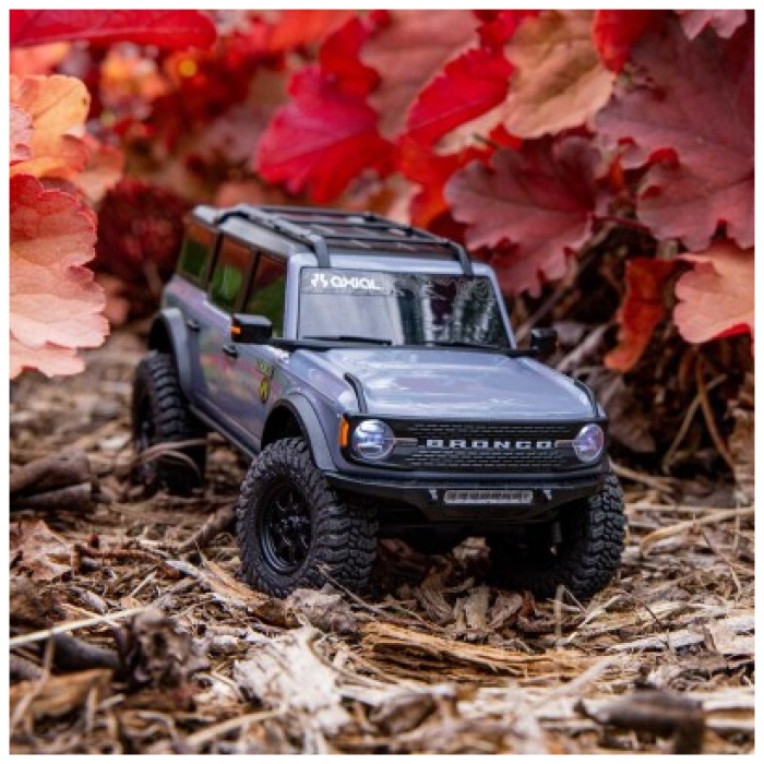 SCX30 1/30 Ford Bronco 4X4 RTR Brushed Rock Crawler Battery & Charger Included Gray Axial - Image 4