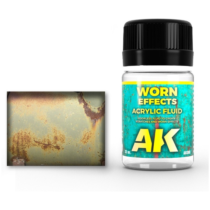 Worn Effects Acrylic Fluid AK INTERACTIVE - Image 1
