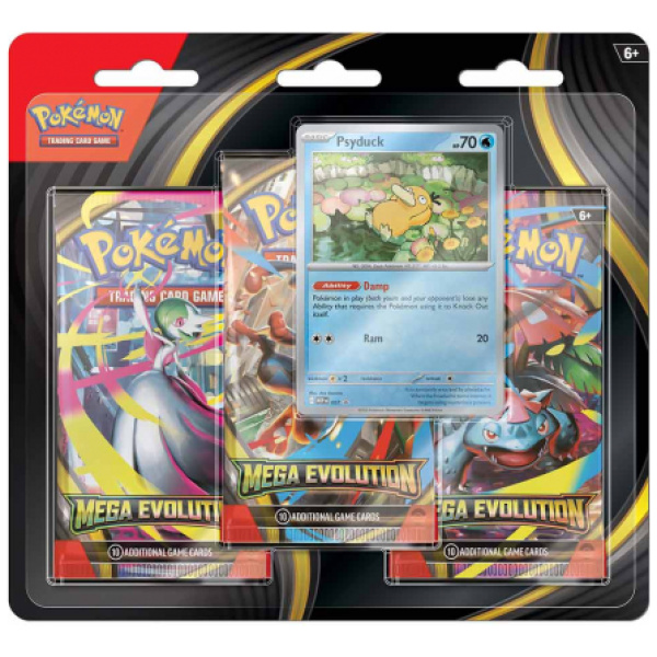 PKM Mega Evolution Three Booster Blister
